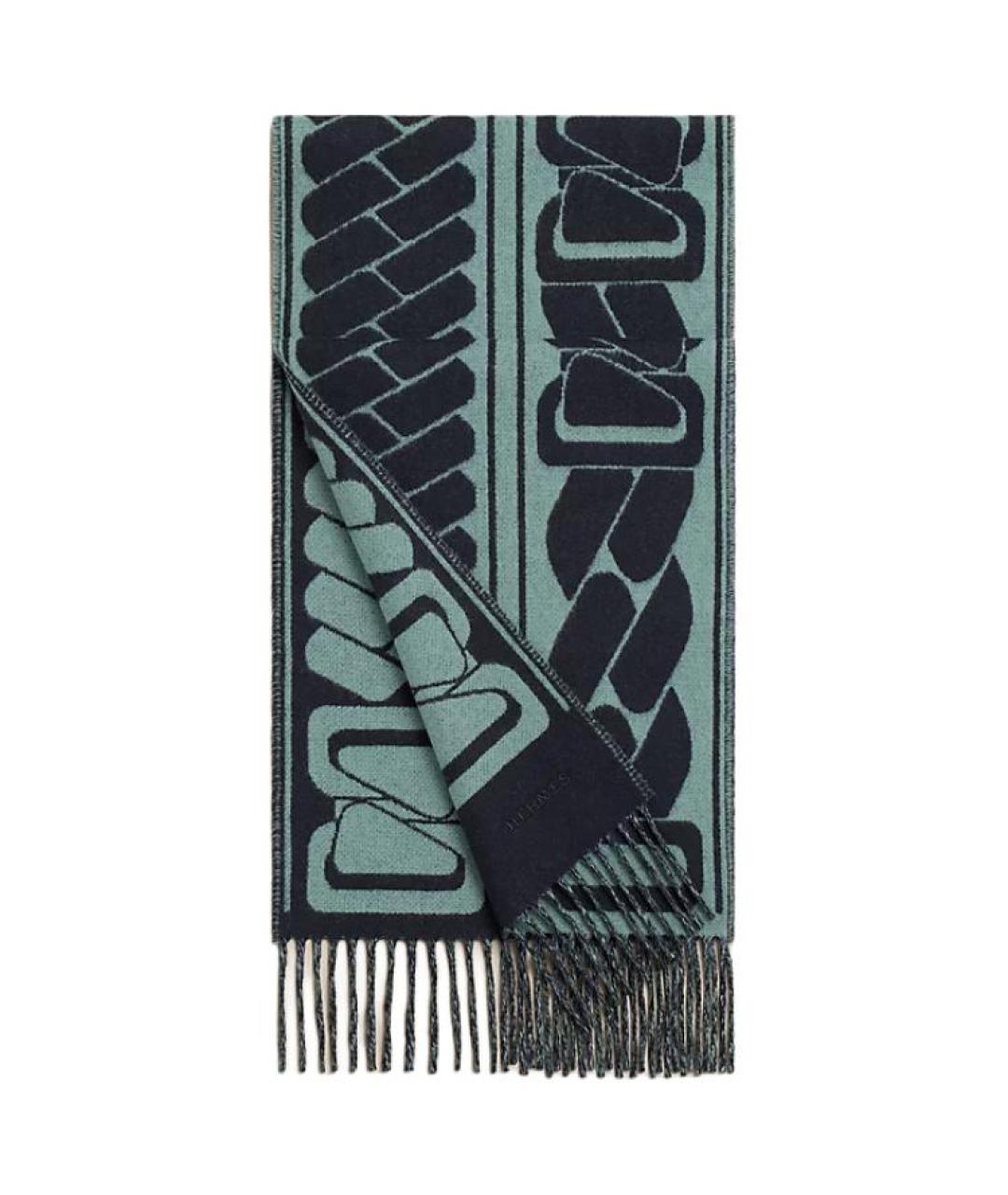 HERMES Мульти кашемировый шарф, фото 1