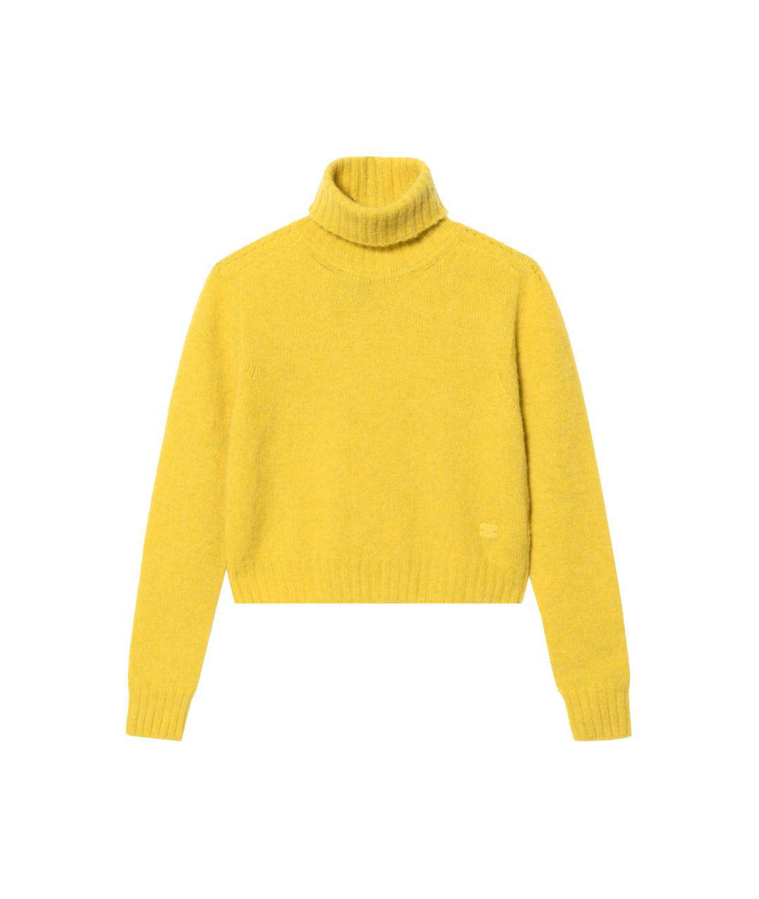 CELINE Желтый джемпер / свитер, фото 3