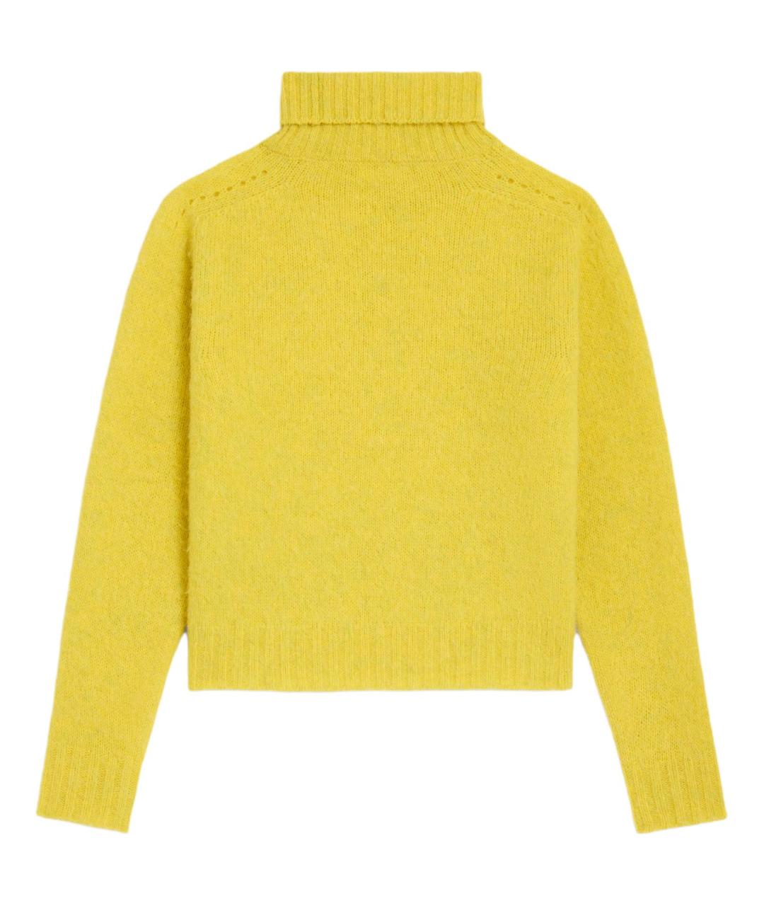 CELINE Желтый джемпер / свитер, фото 2