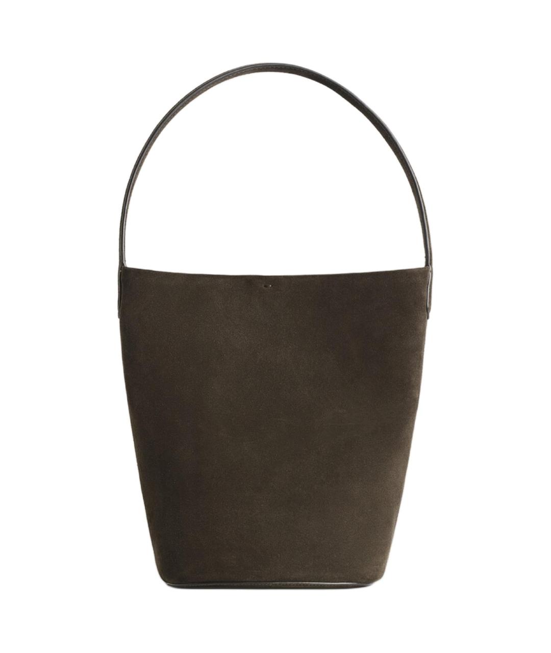 COS Коричневая кожаная сумка через плечо, фото 1