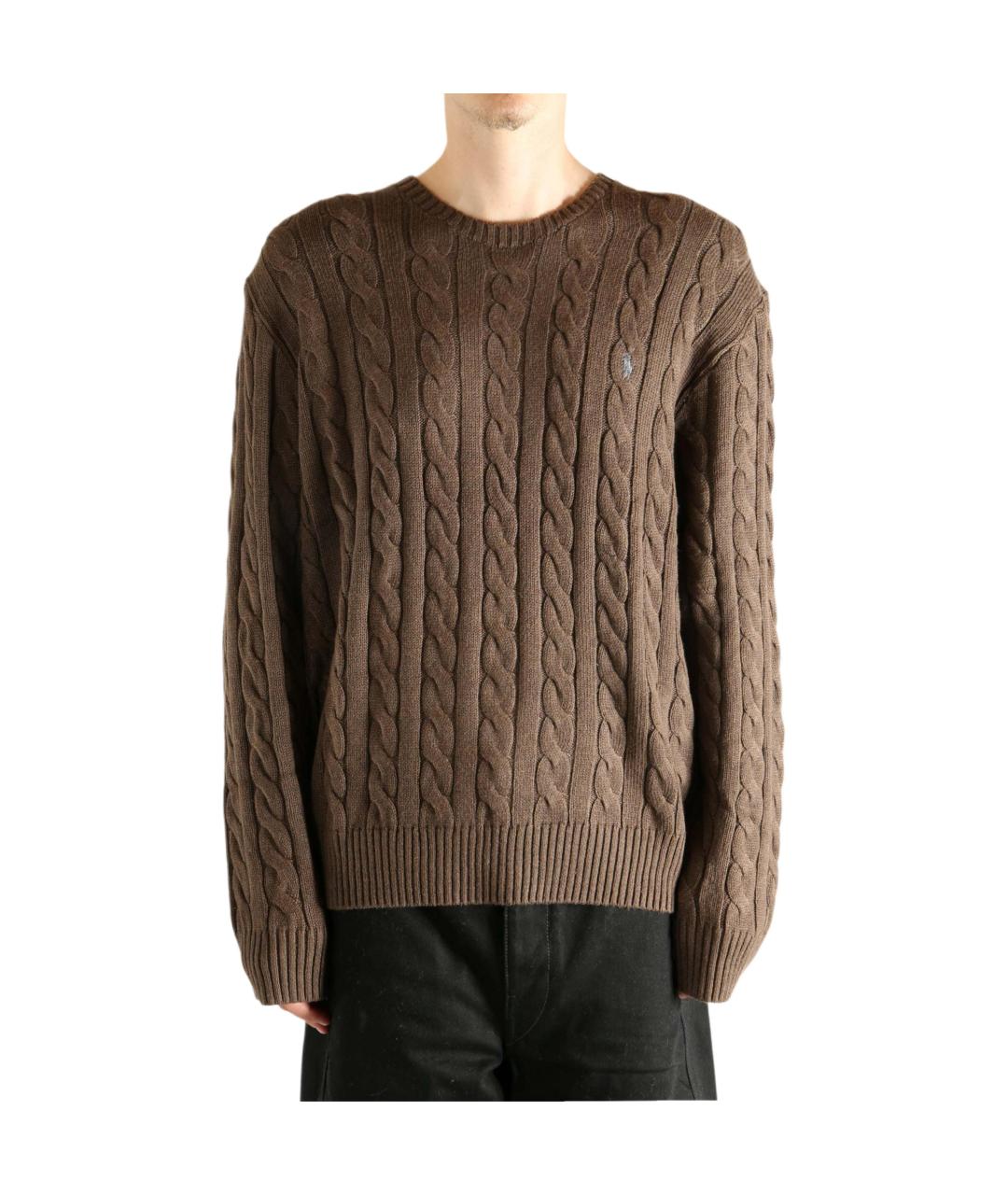 POLO RALPH LAUREN Коричневый джемпер / свитер, фото 2
