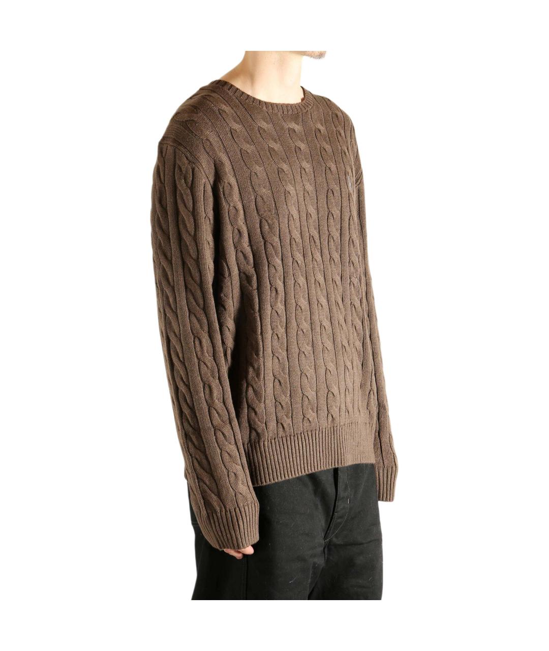 POLO RALPH LAUREN Коричневый джемпер / свитер, фото 4