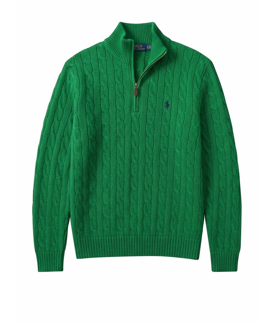 POLO RALPH LAUREN Зеленый джемпер / свитер, фото 1