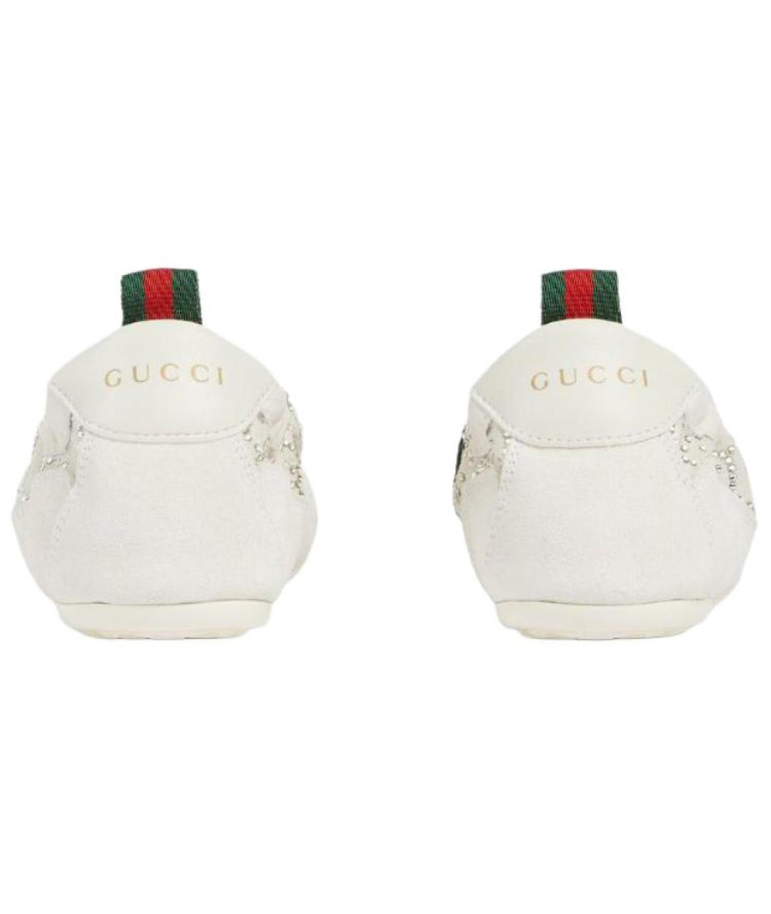 GUCCI Белые кроссовки, фото 5