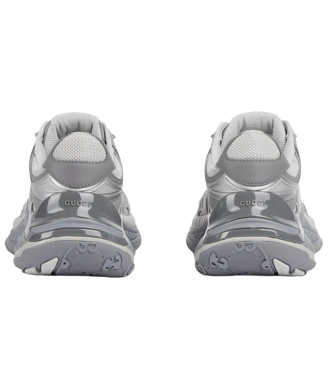 GUCCI Серебряные кроссовки, фото 5
