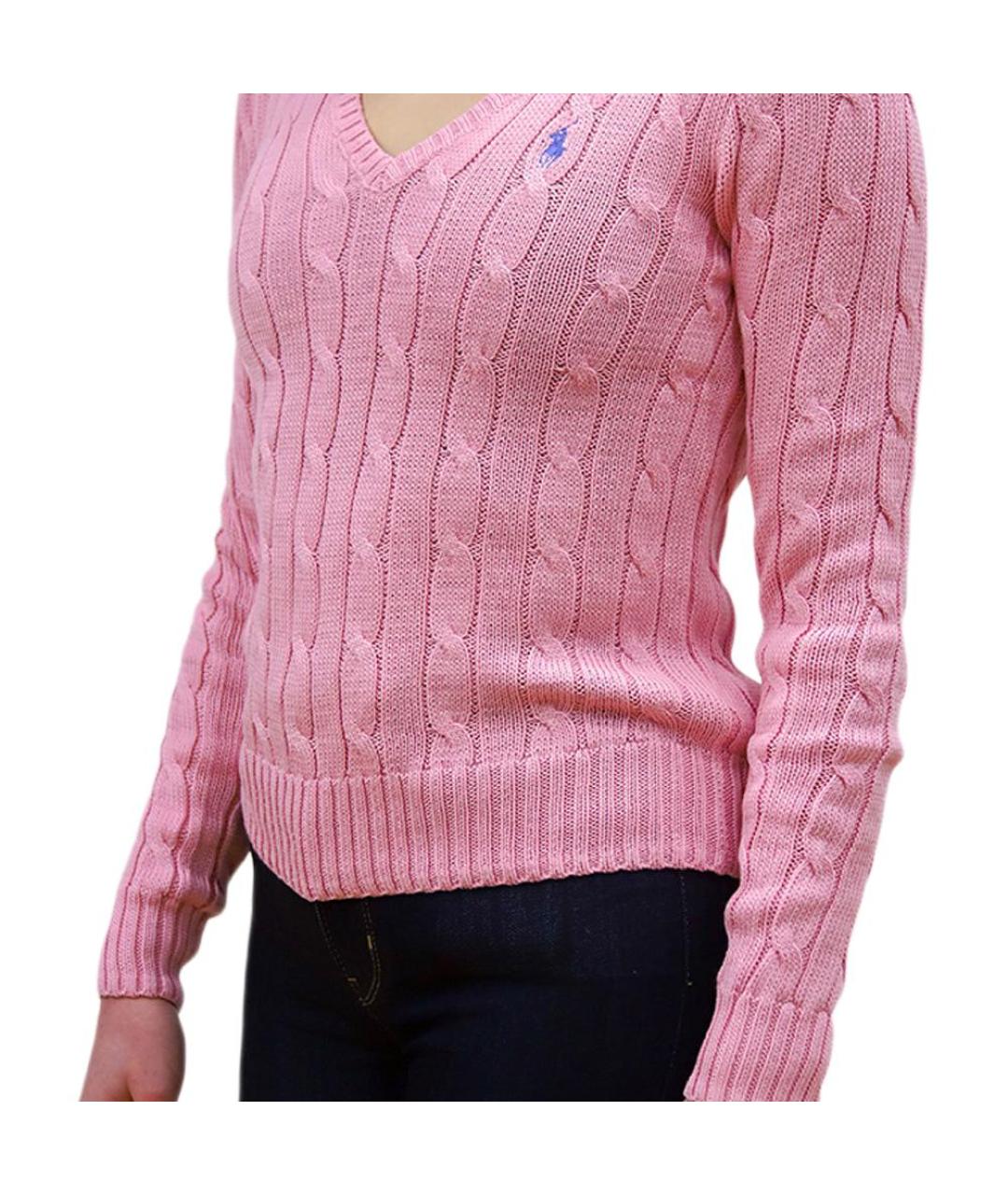 POLO RALPH LAUREN Розовый джемпер / свитер, фото 4
