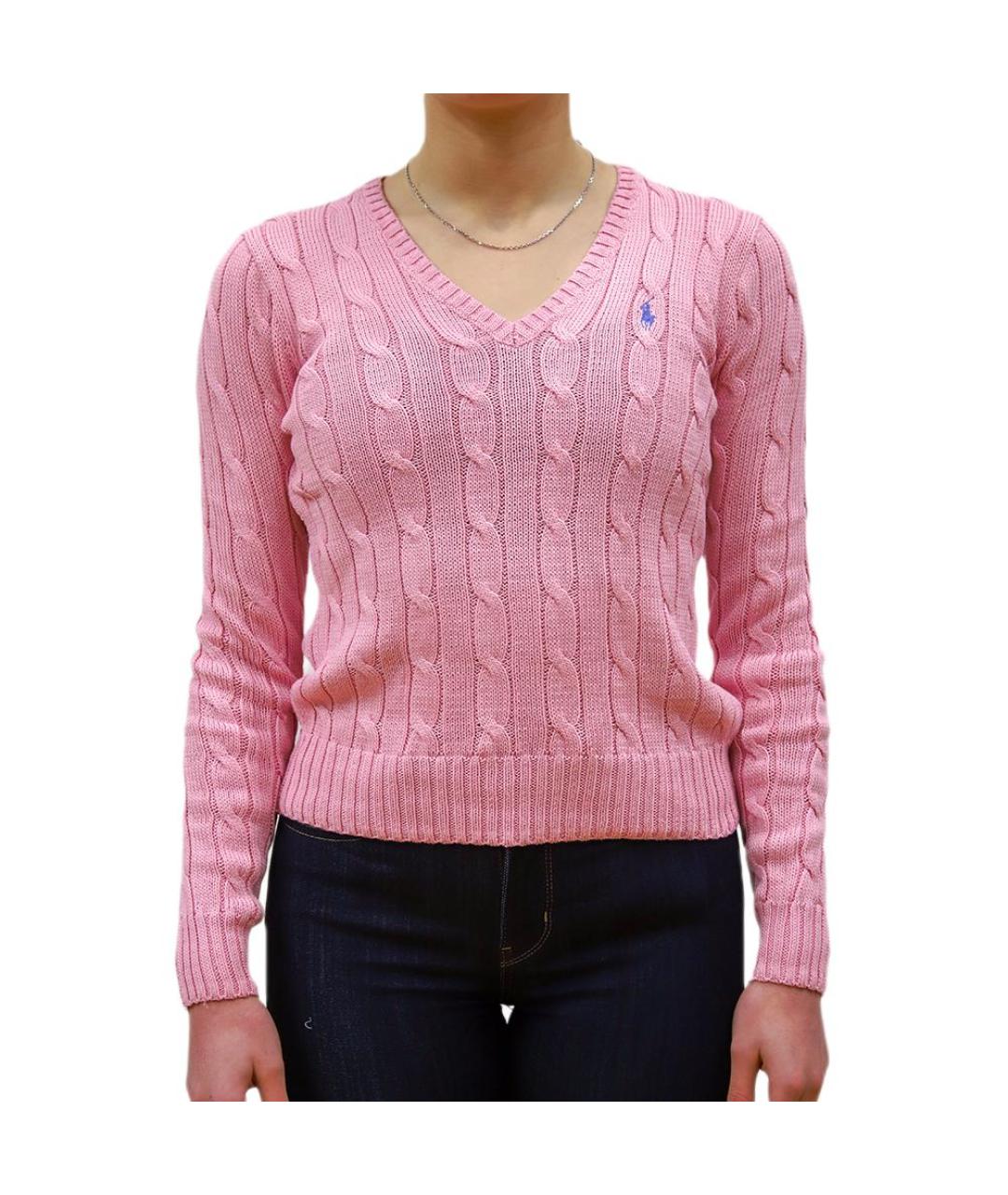 POLO RALPH LAUREN Розовый джемпер / свитер, фото 5