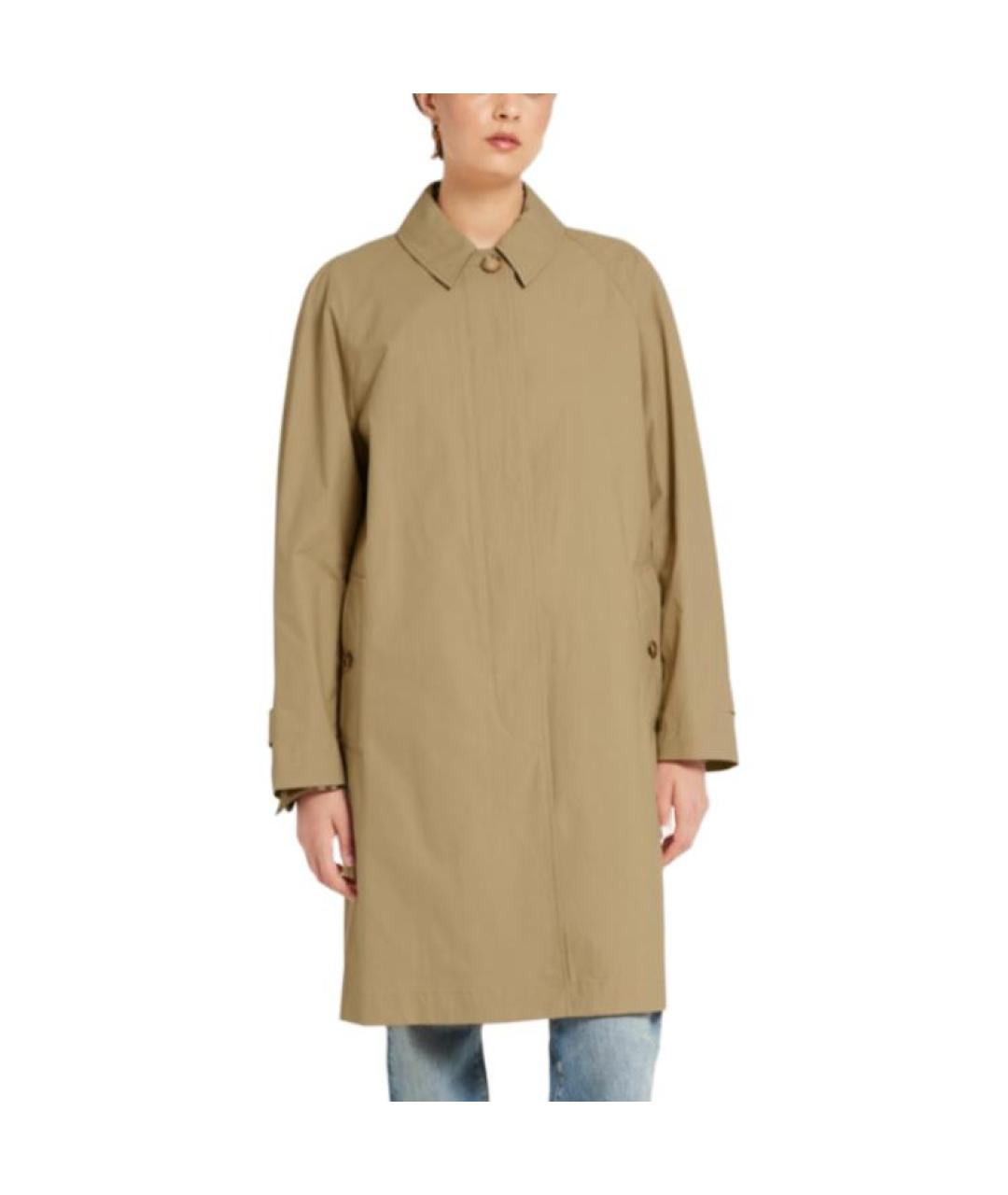 BURBERRY Хаки пальто, фото 2