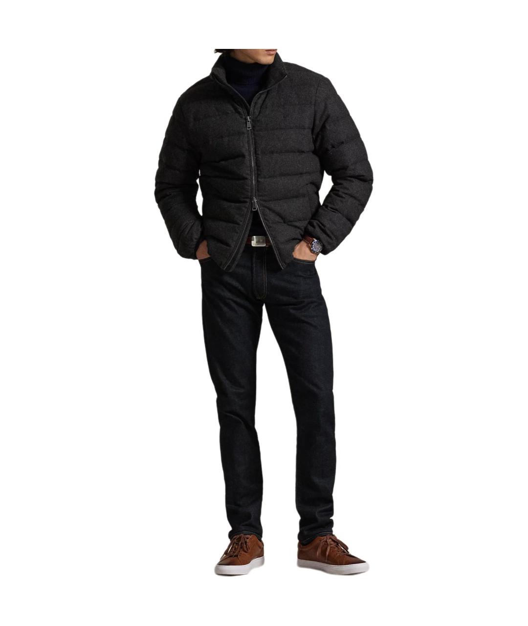 POLO RALPH LAUREN Серый пуховик, фото 2