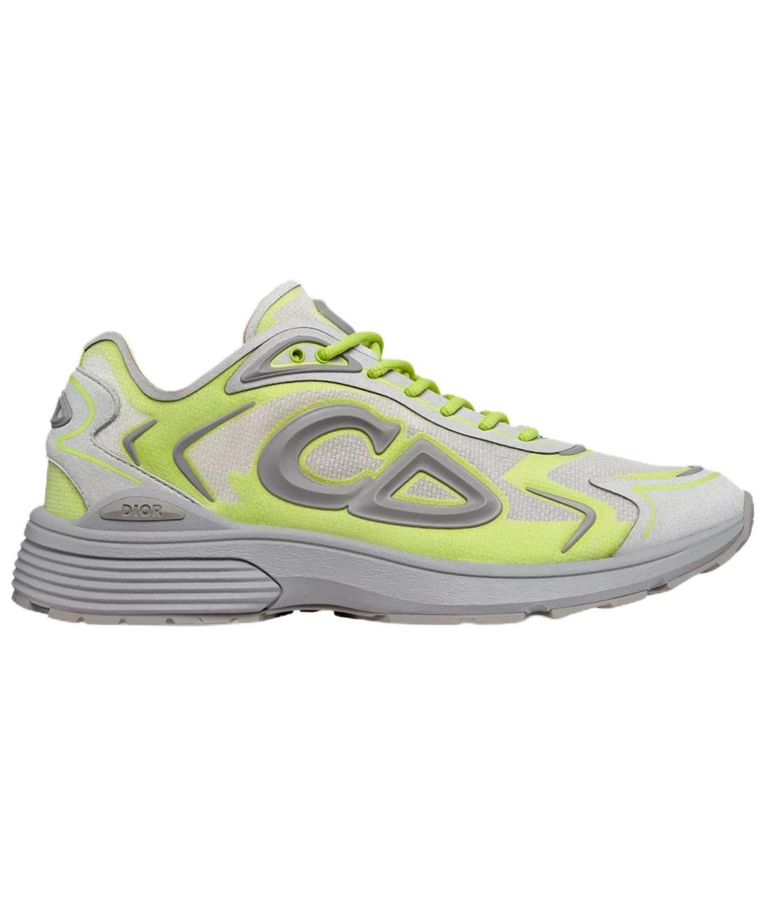 CHRISTIAN DIOR Серые низкие кроссовки / кеды, фото 1