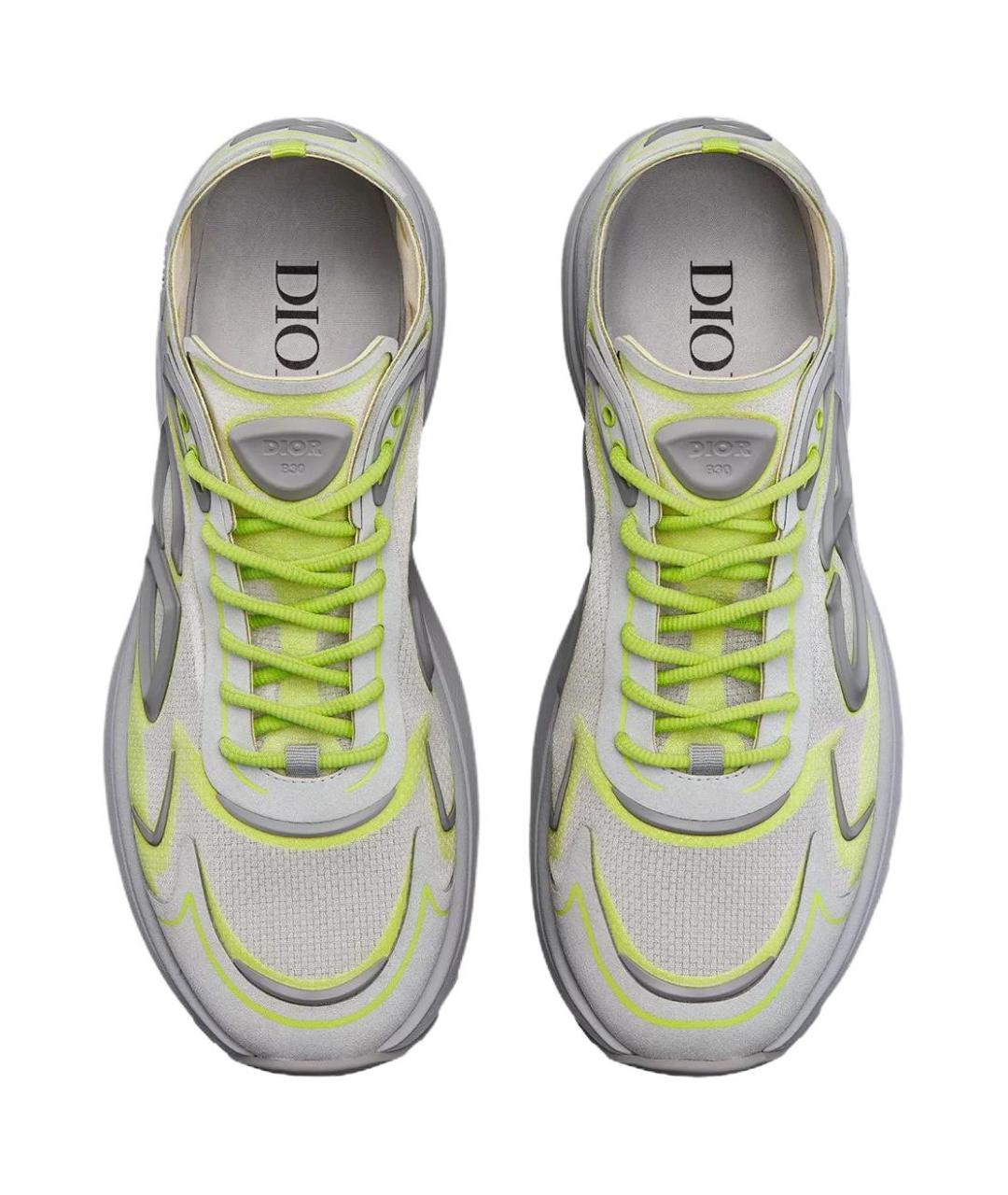 CHRISTIAN DIOR Серые низкие кроссовки / кеды, фото 5