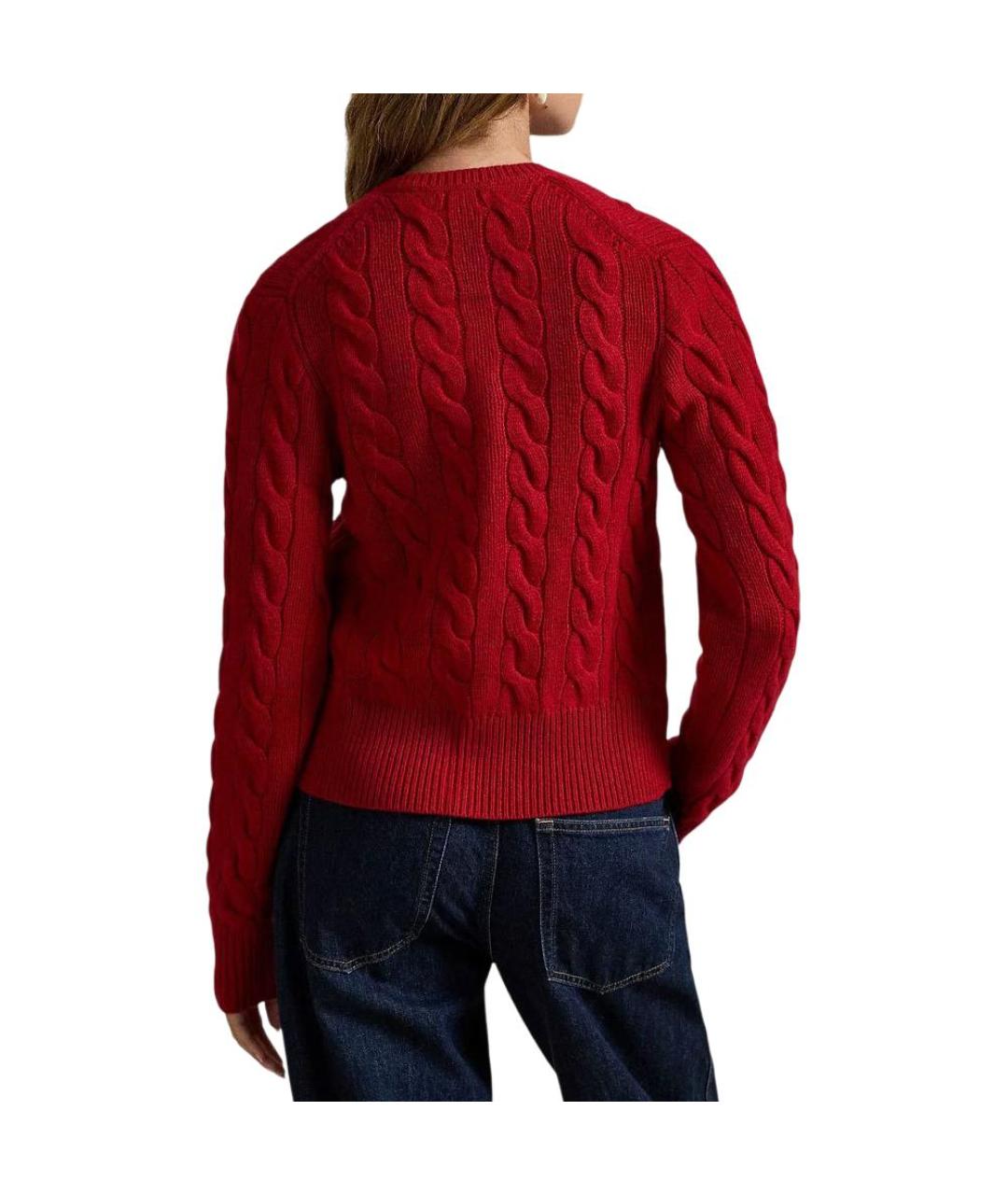 POLO RALPH LAUREN Красный кардиган, фото 3