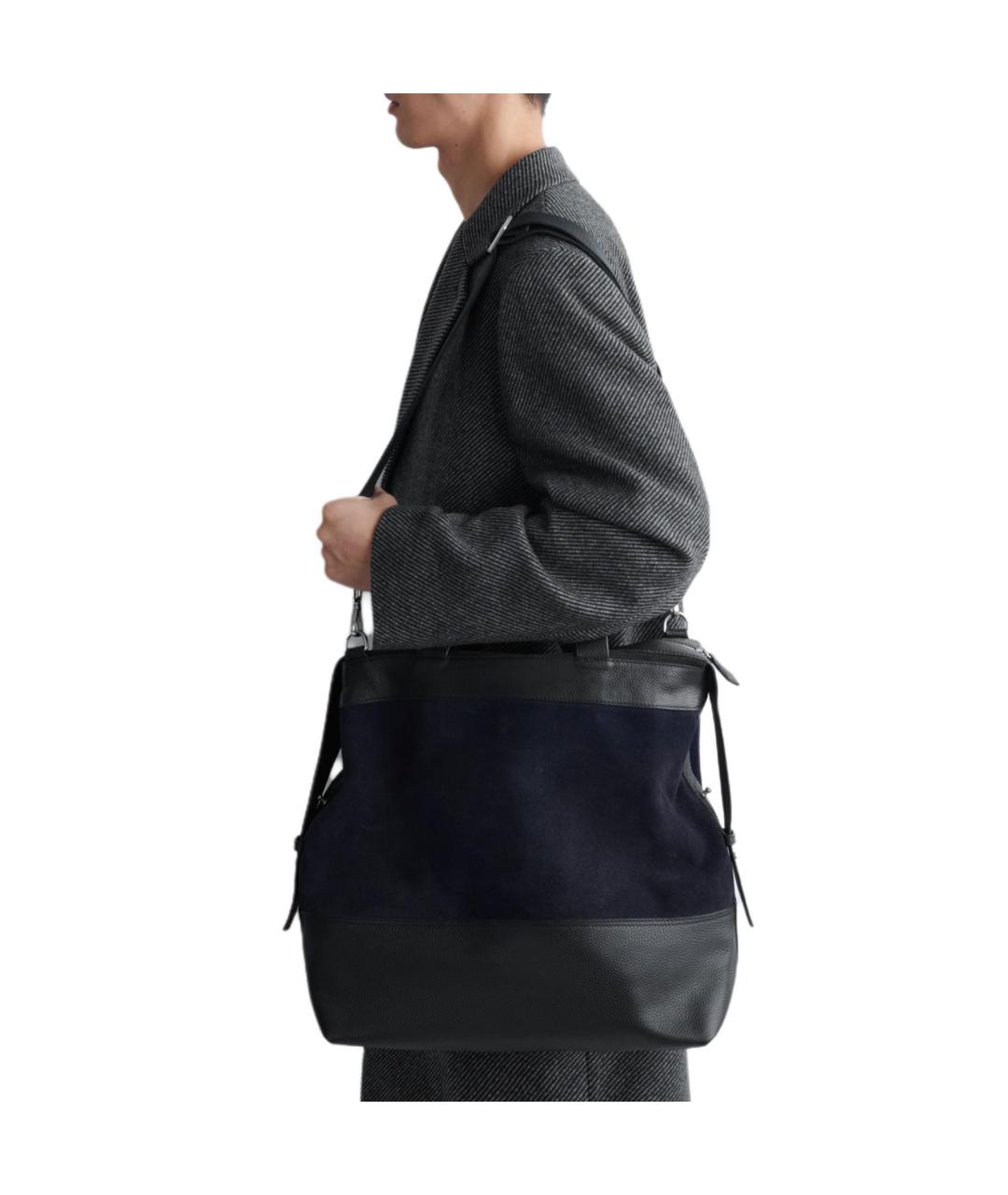 COS Темно-синяя сумка на плечо, фото 5