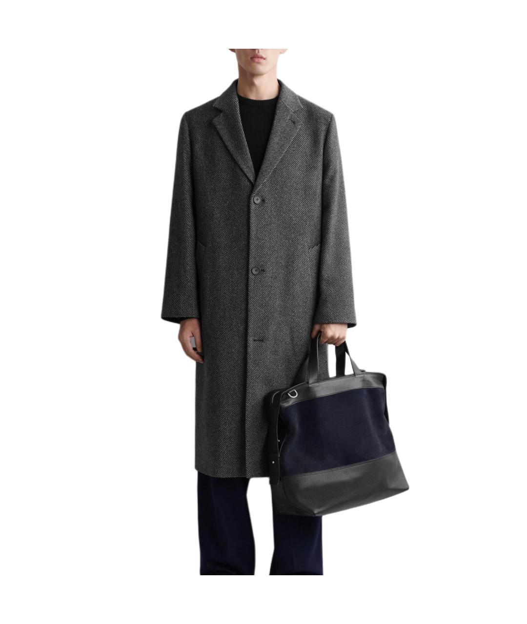 COS Темно-синяя сумка на плечо, фото 4