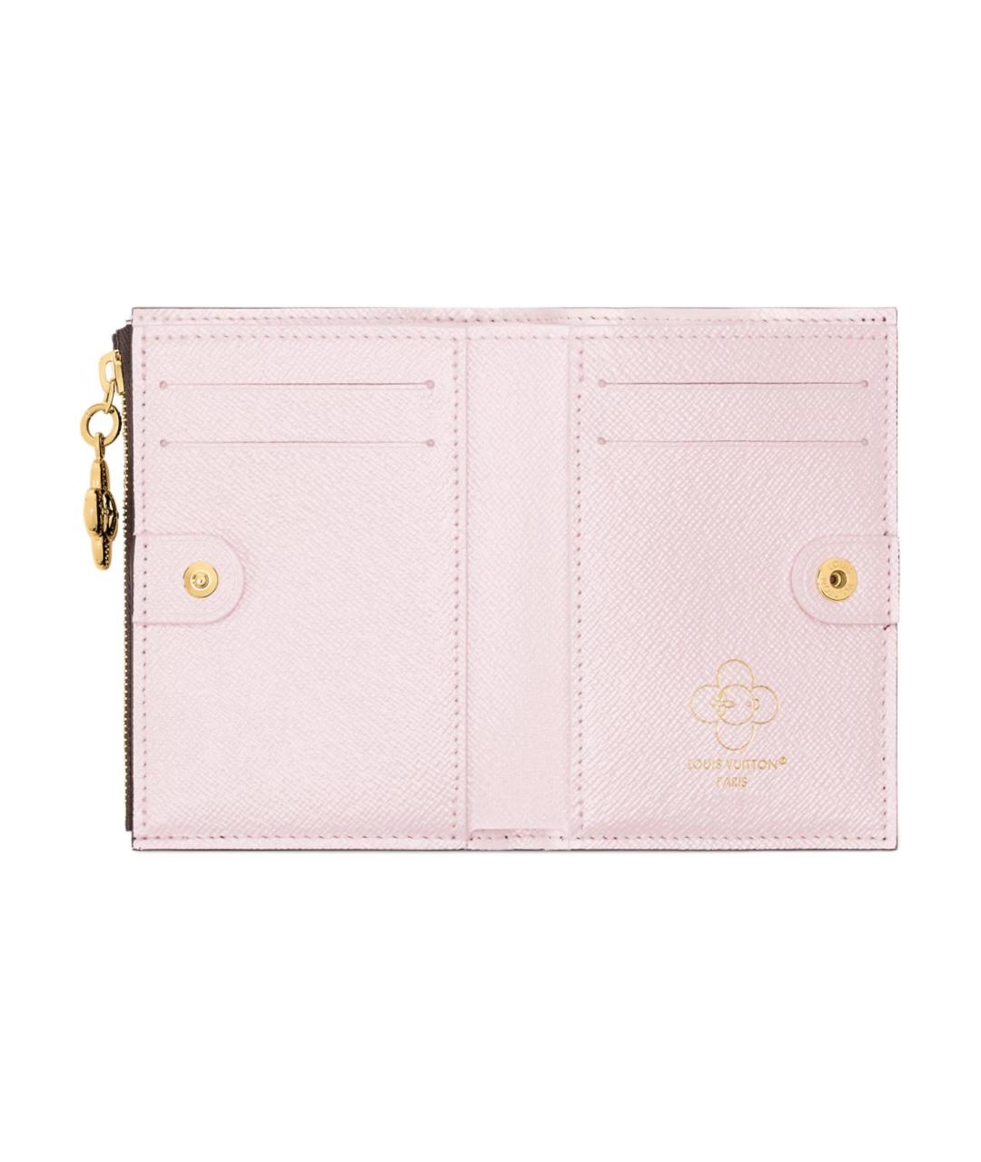 LOUIS VUITTON Коричневый кошелек, фото 5