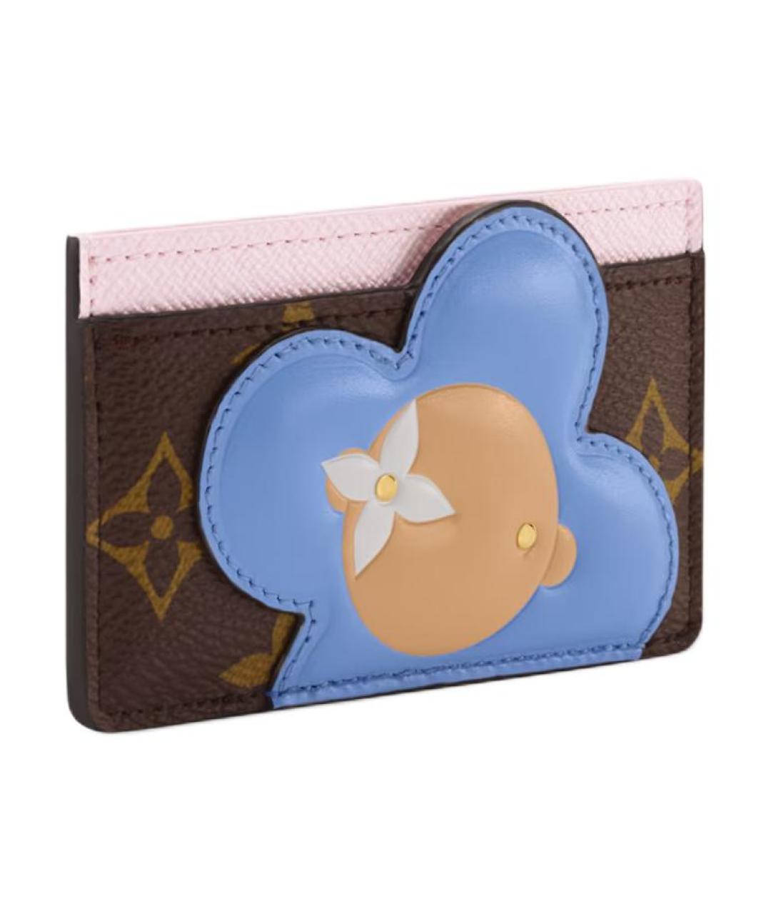 LOUIS VUITTON Коричневый кардхолдер, фото 2