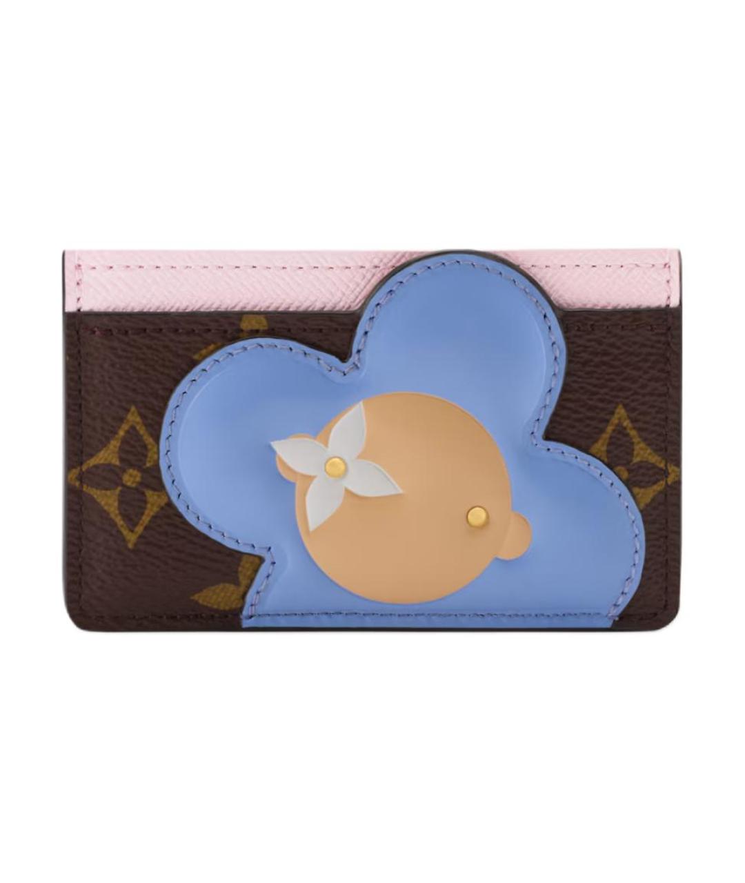 LOUIS VUITTON Коричневый кардхолдер, фото 1