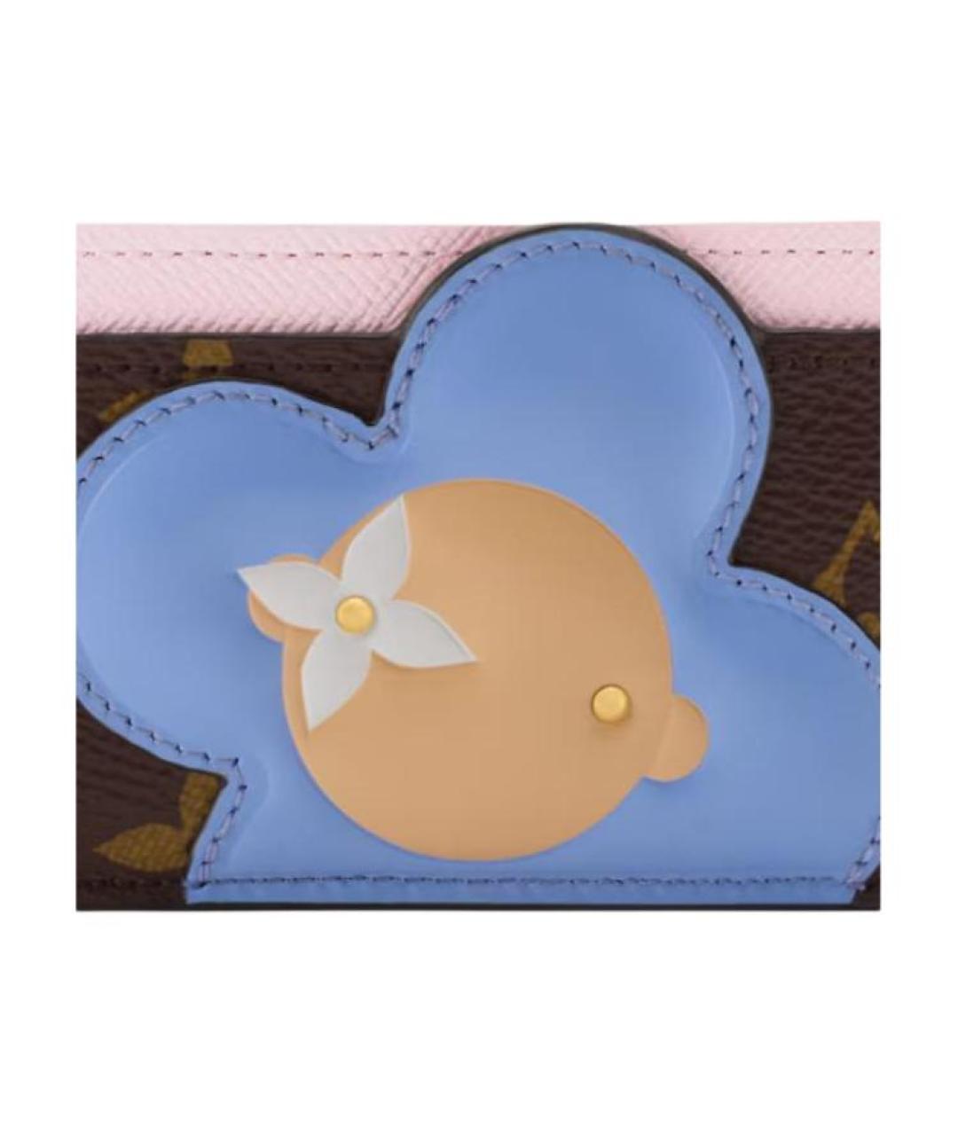 LOUIS VUITTON Коричневый кардхолдер, фото 5