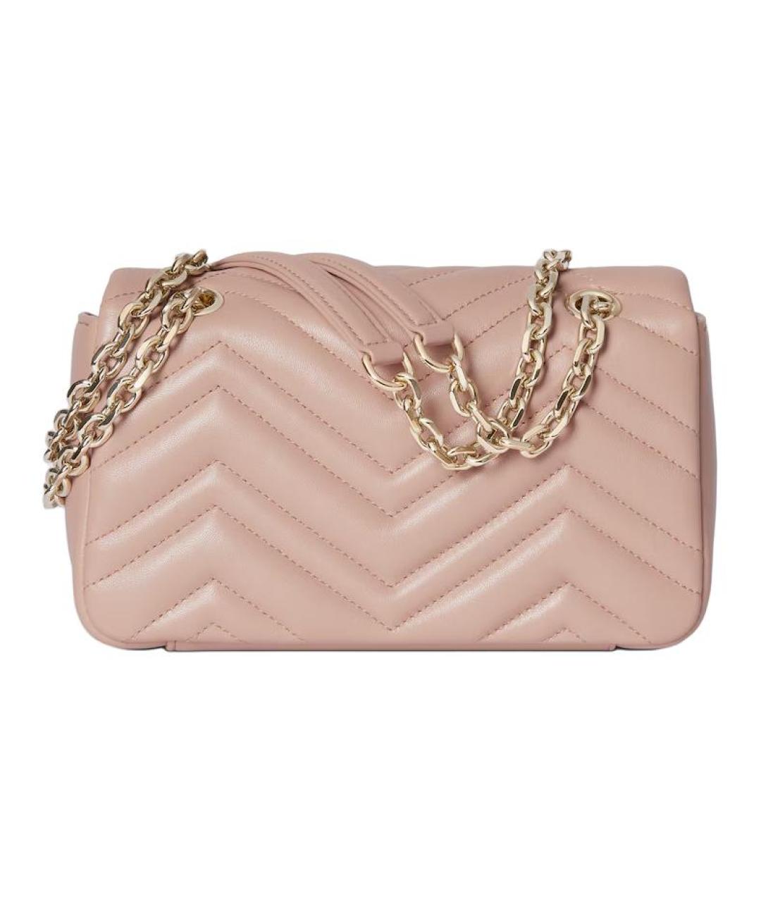 GUCCI Розовая кожаная сумка через плечо, фото 3