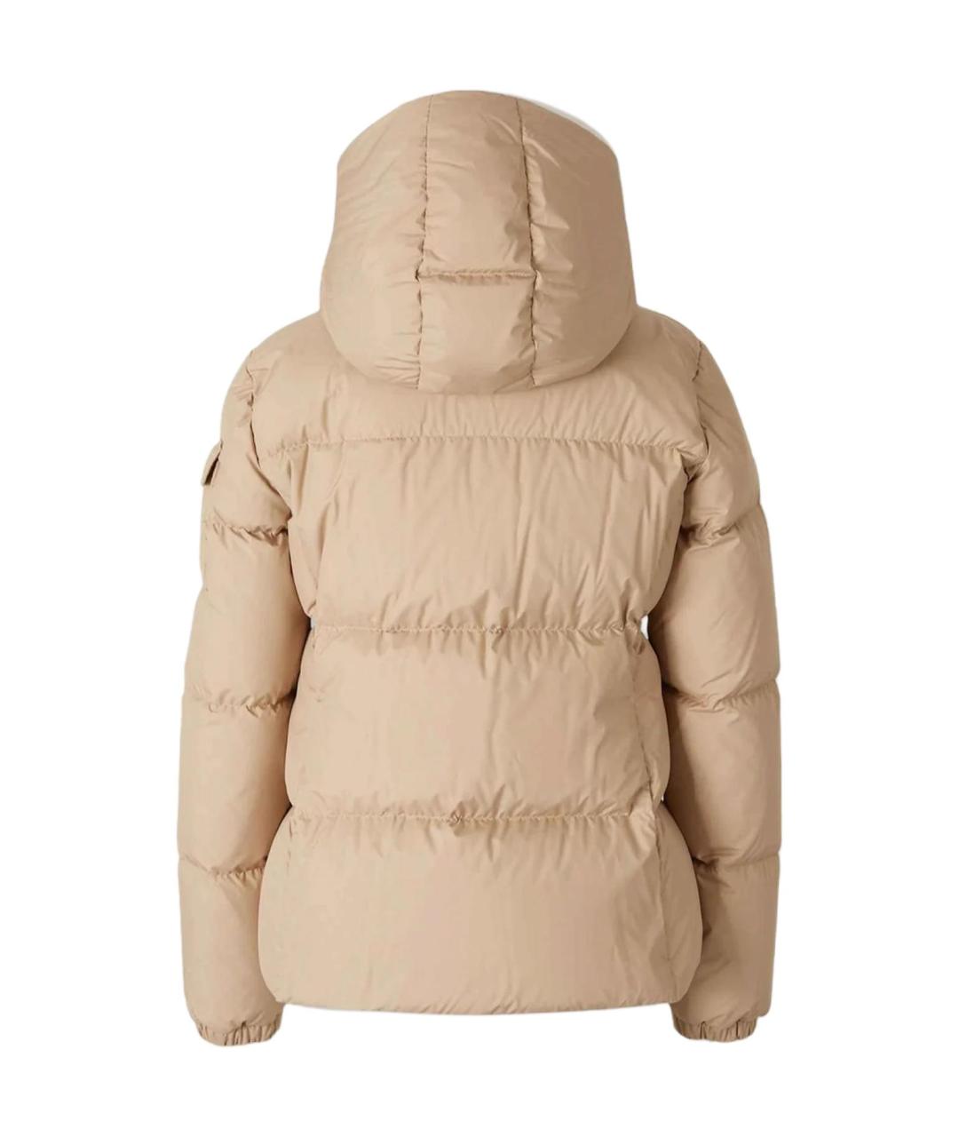 MONCLER Бежевый пуховик, фото 2