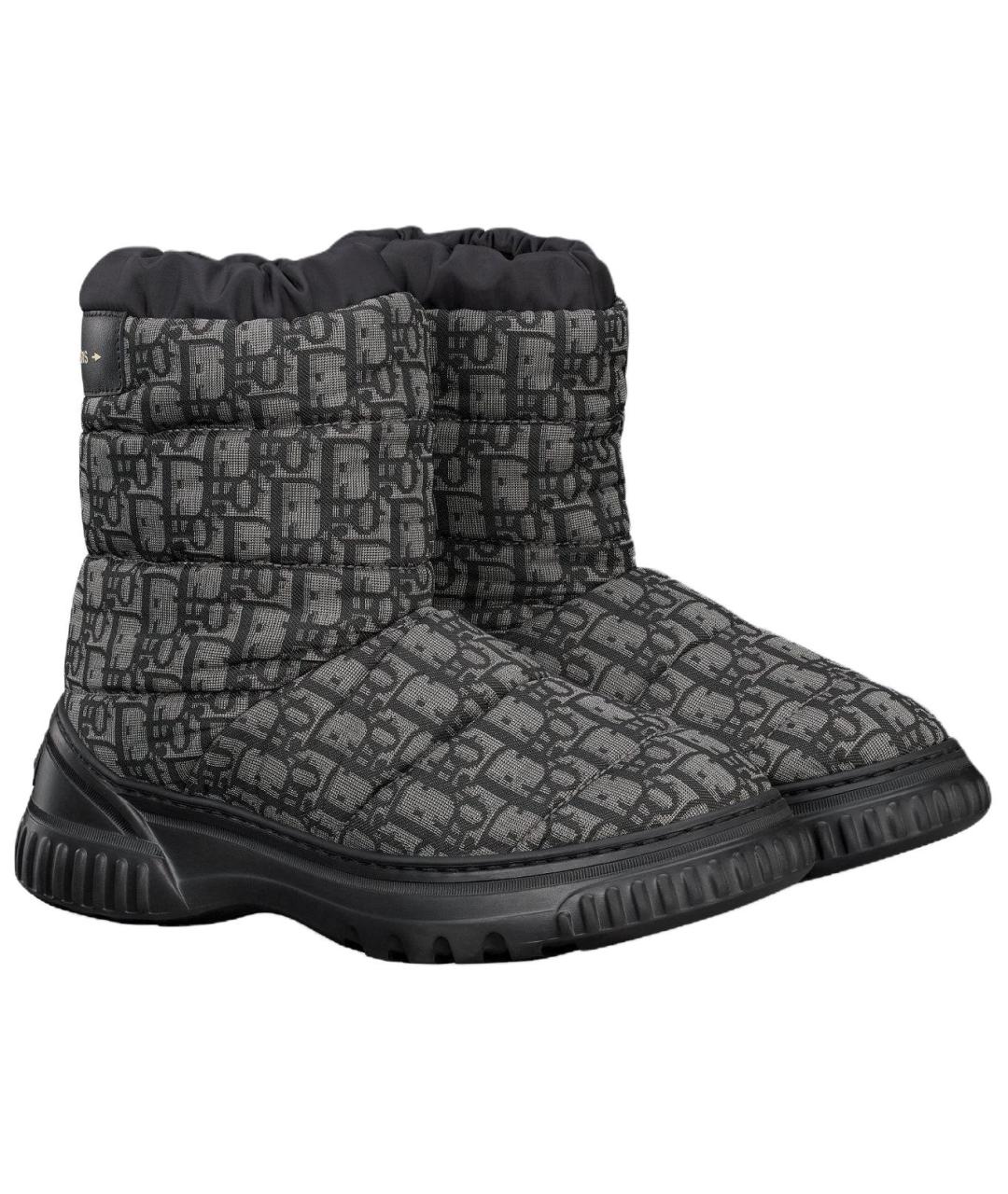 CHRISTIAN DIOR Черные ботинки, фото 4