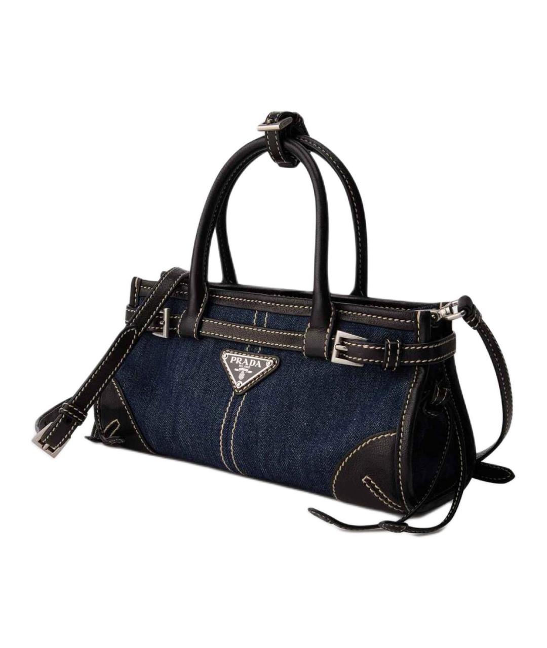 PRADA Мульти деним сумка через плечо, фото 2