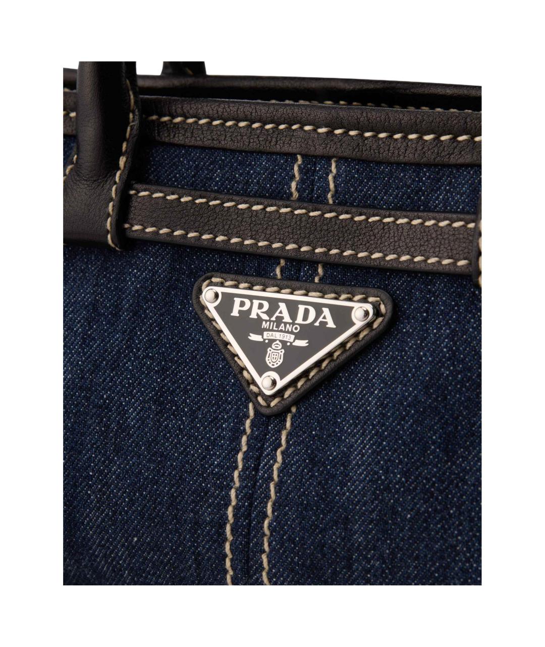 PRADA Мульти деним сумка через плечо, фото 5