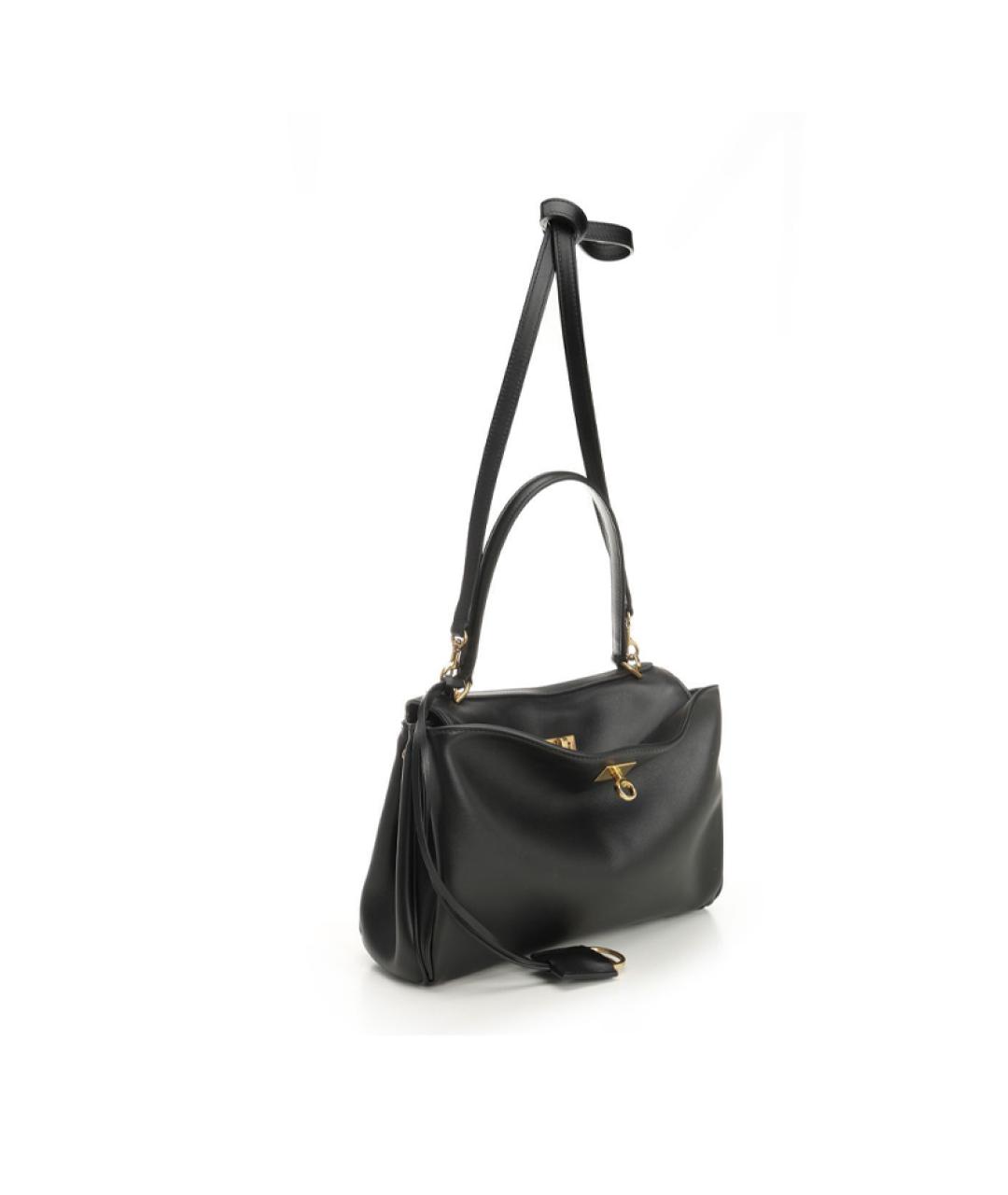 BALENCIAGA Черная кожаная сумка через плечо, фото 2