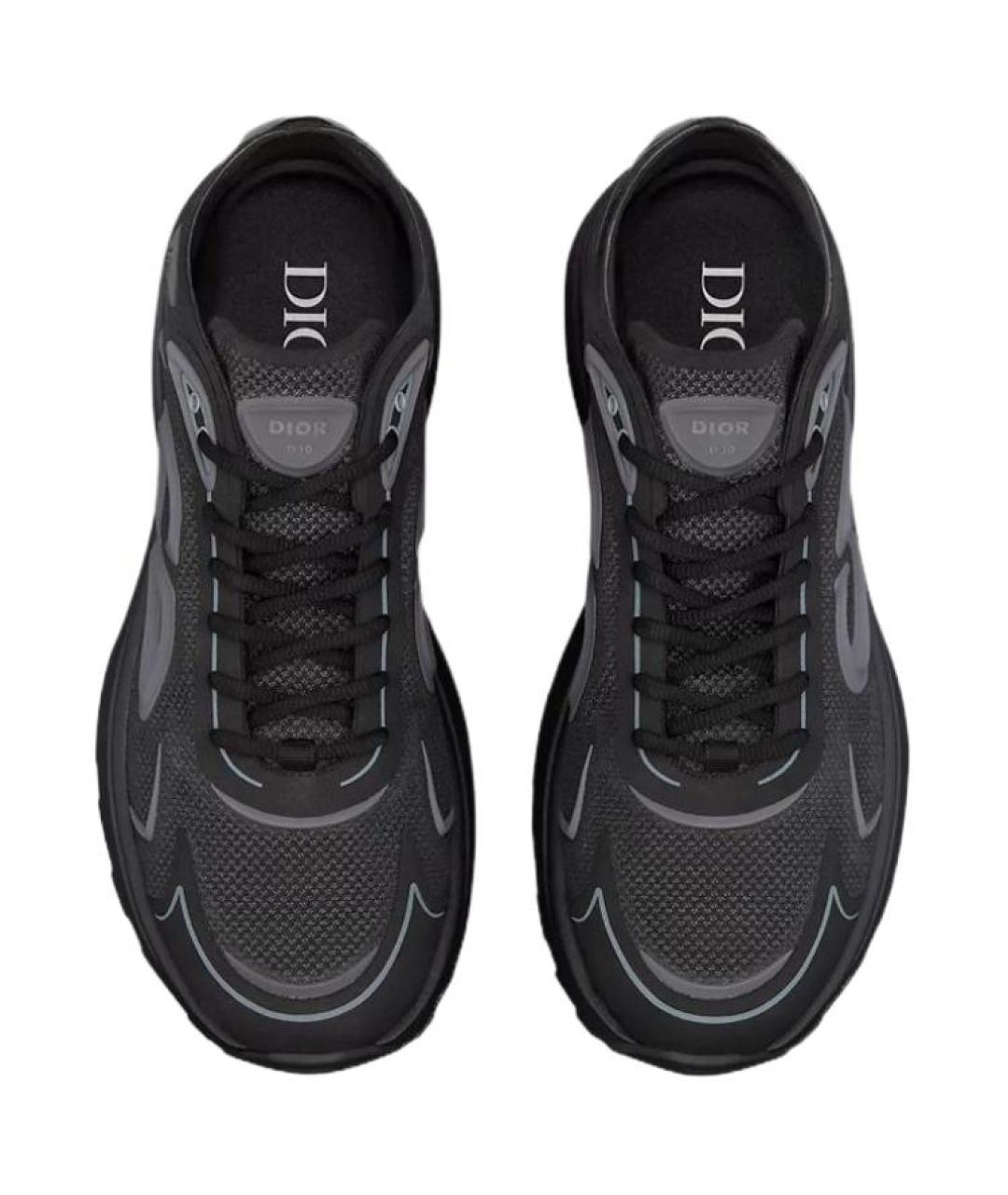 CHRISTIAN DIOR Черные низкие кроссовки / кеды, фото 4