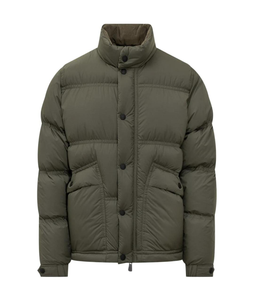 MONCLER Зеленый пуховик, фото 1