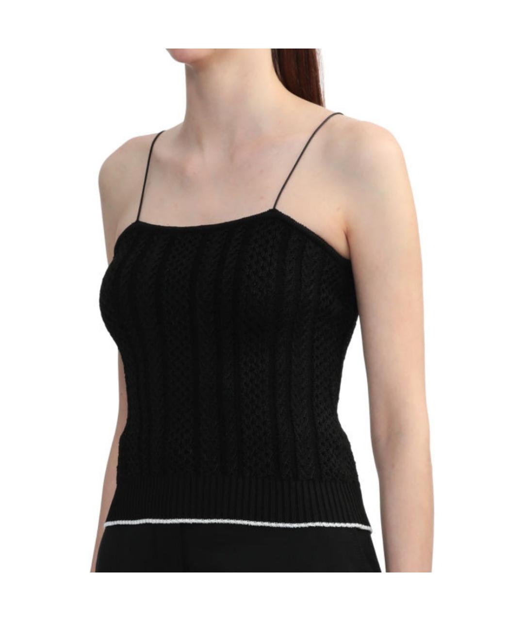 JACQUEMUS Черная майка, фото 5