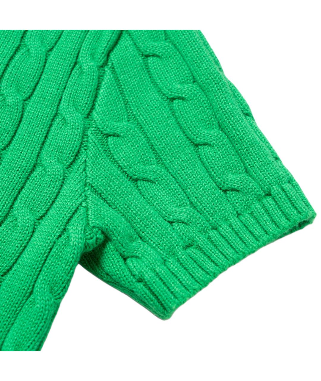 POLO RALPH LAUREN Зеленый джемпер / свитер, фото 4