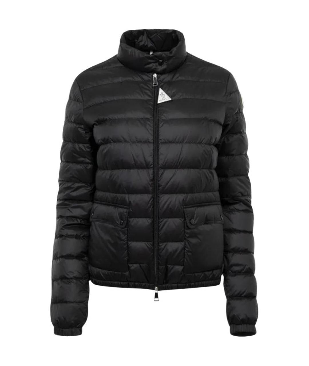 MONCLER Черный пуховик, фото 1