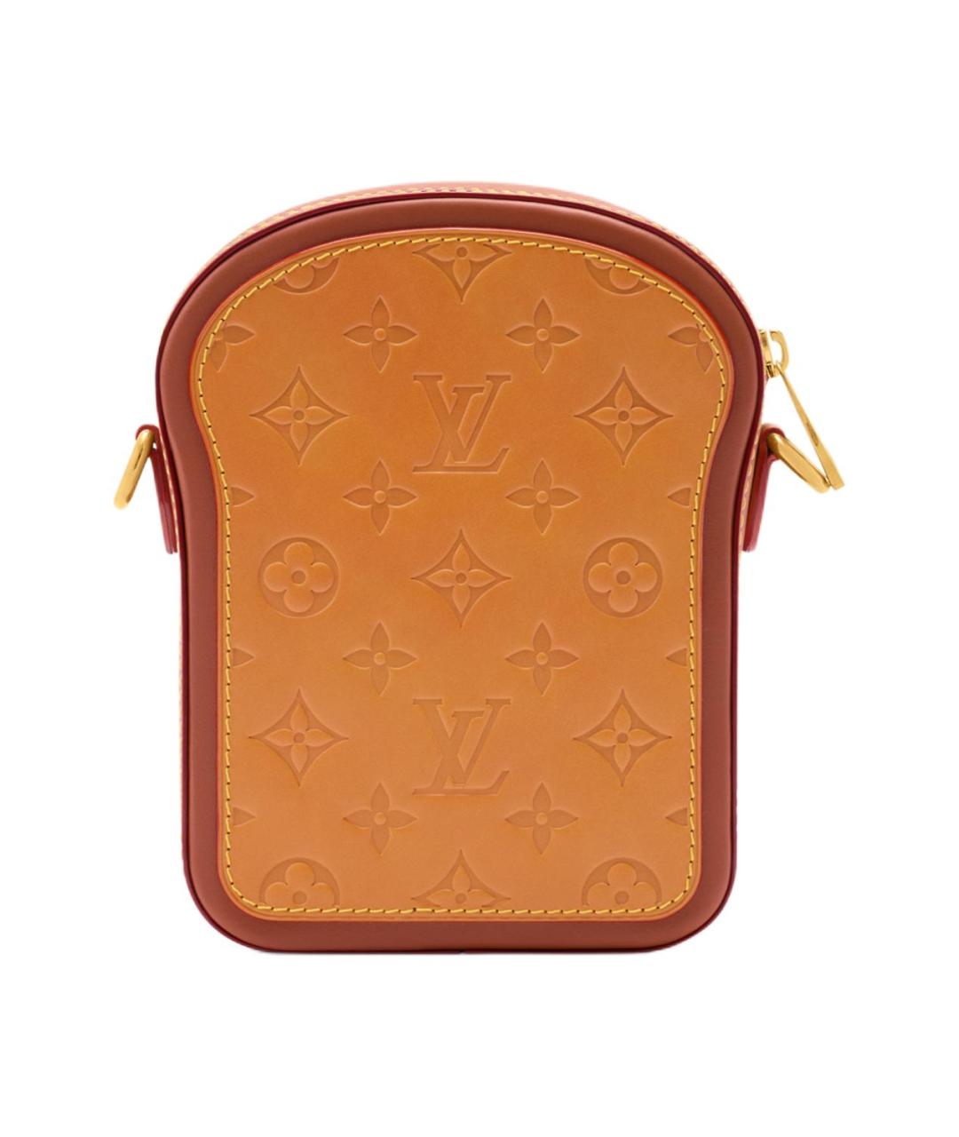 LOUIS VUITTON Коричневый кожаный кошелек, фото 4