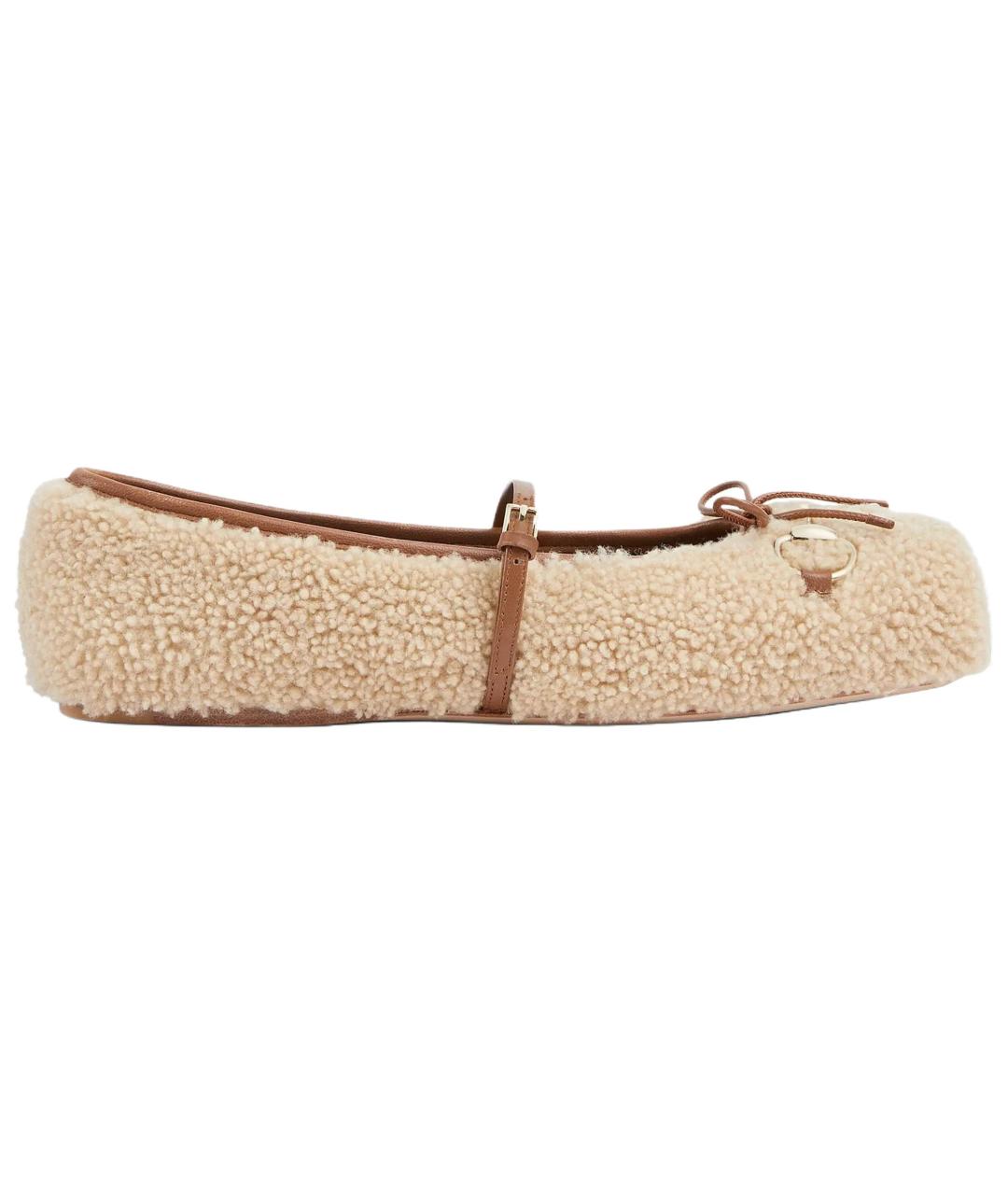 GUCCI Бежевые туфли, фото 1