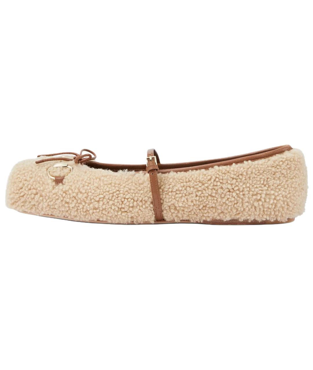 GUCCI Бежевые туфли, фото 2