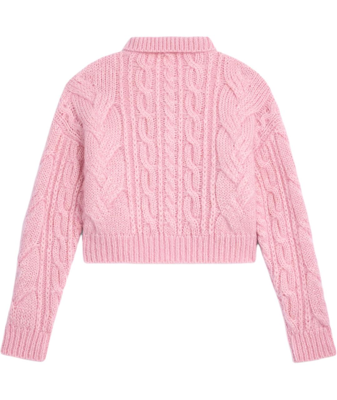 CELINE Розовый джемпер / свитер, фото 2