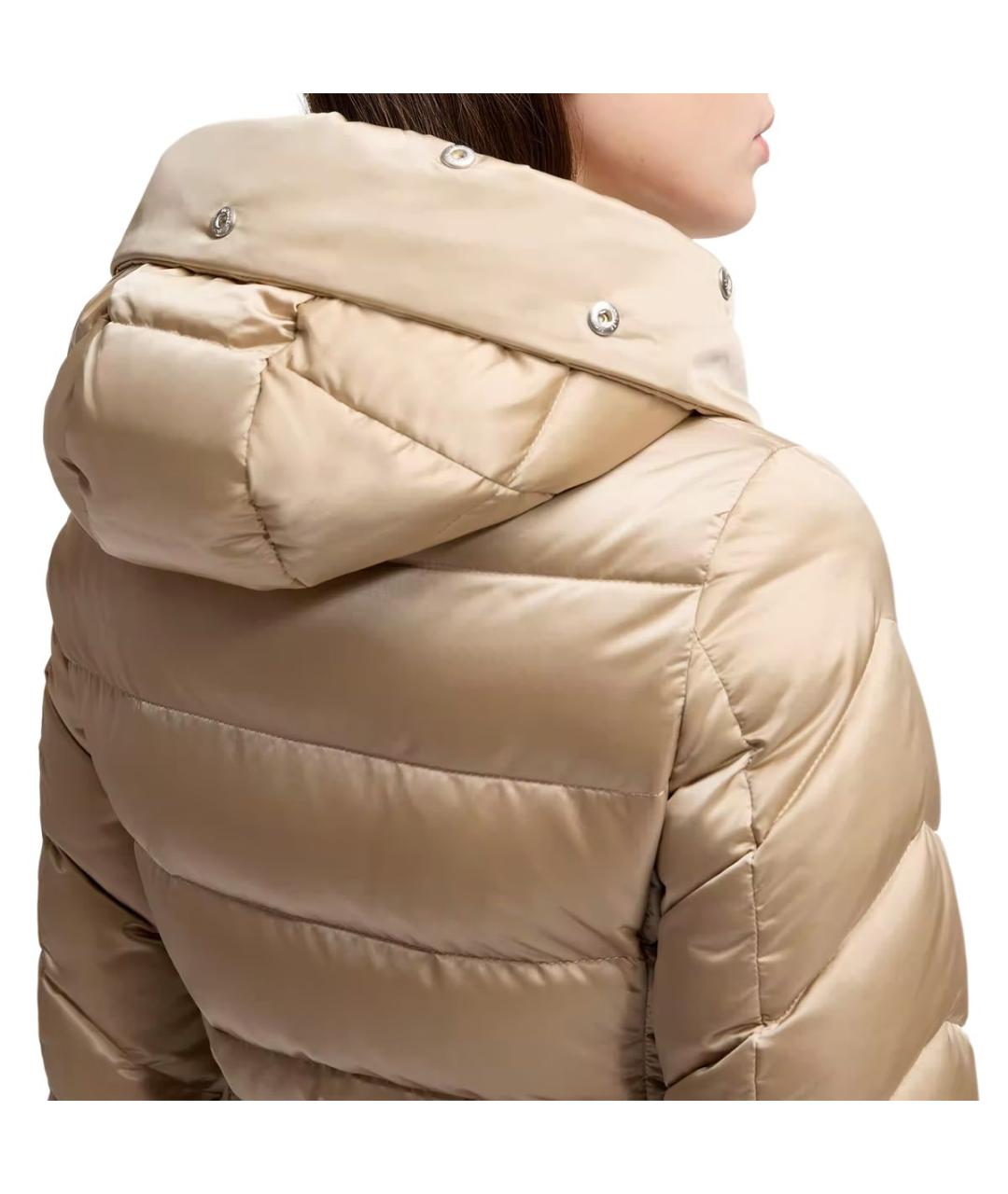 MONCLER Бежевый пуховик, фото 5