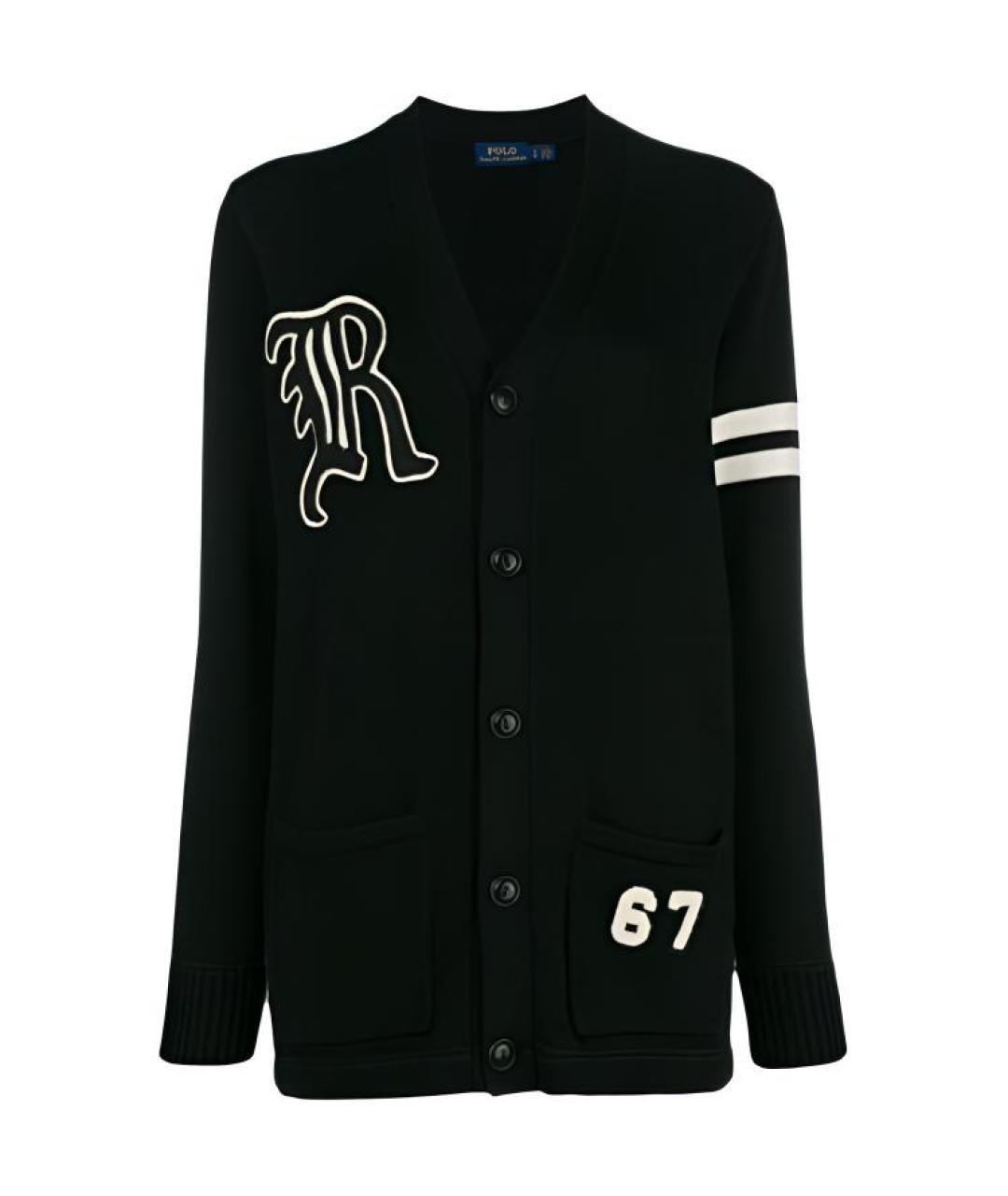 POLO RALPH LAUREN Черный кардиган, фото 1
