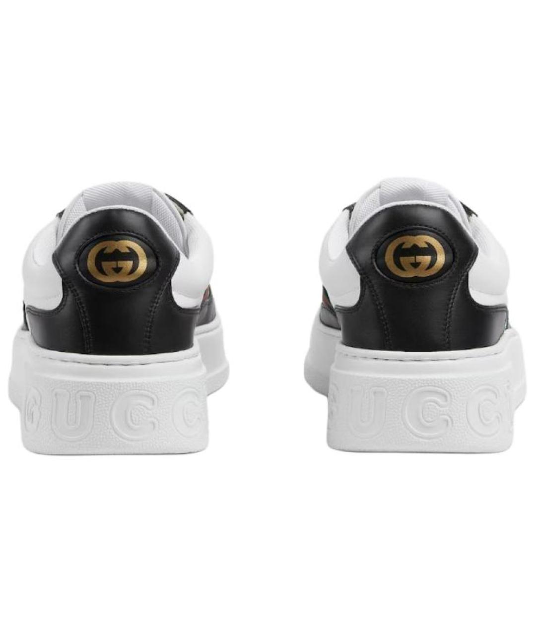 GUCCI Мульти кожаные низкие кроссовки / кеды, фото 5