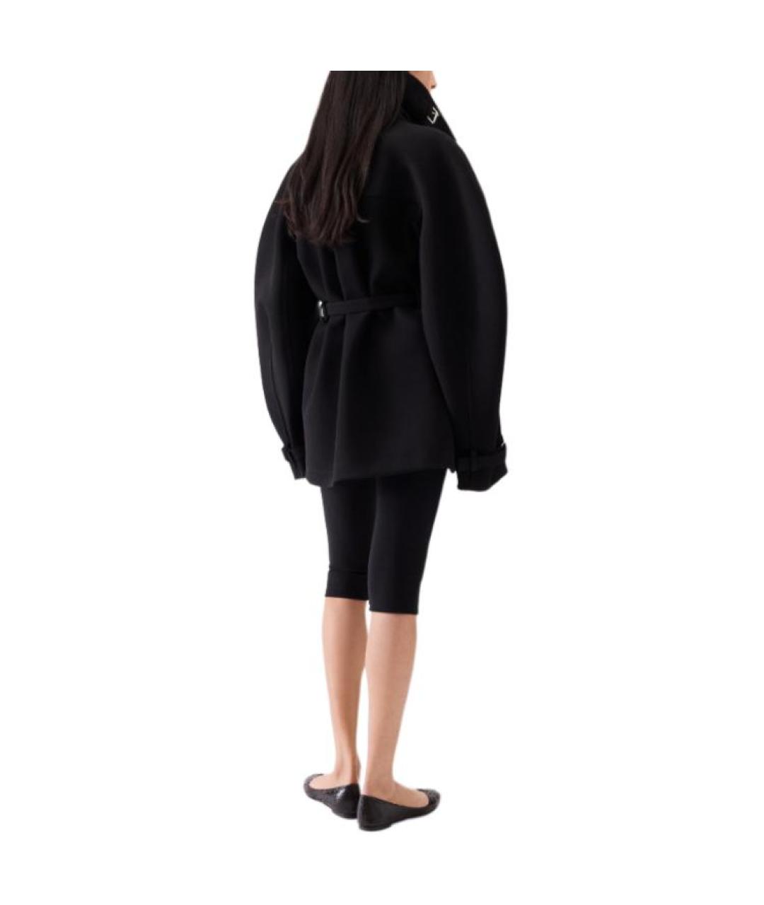 JACQUEMUS Черный тренч/плащ, фото 3