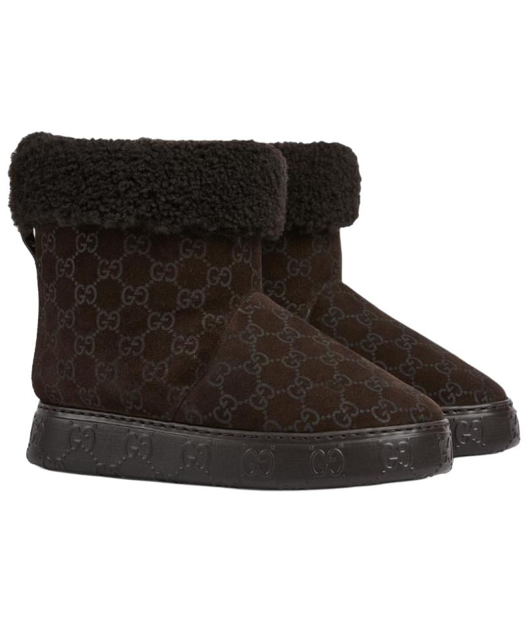 GUCCI Черные ботинки, фото 3