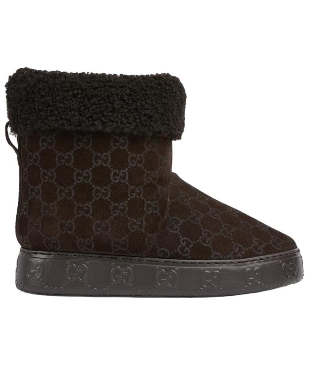 GUCCI Черные ботинки, фото 1