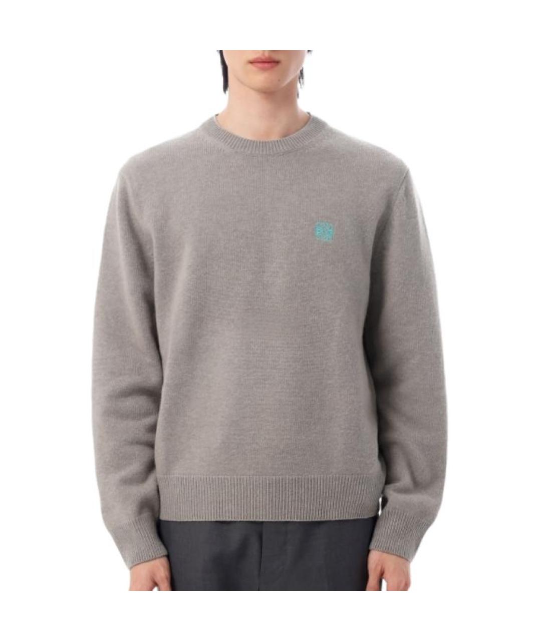 LOEWE Серый джемпер / свитер, фото 5