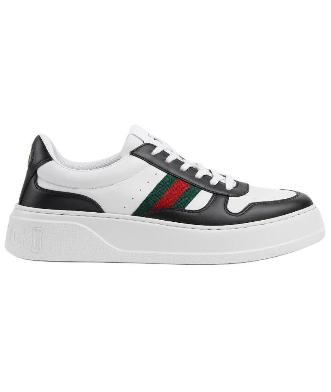 GUCCI Мульти кожаные низкие кроссовки / кеды, фото 1