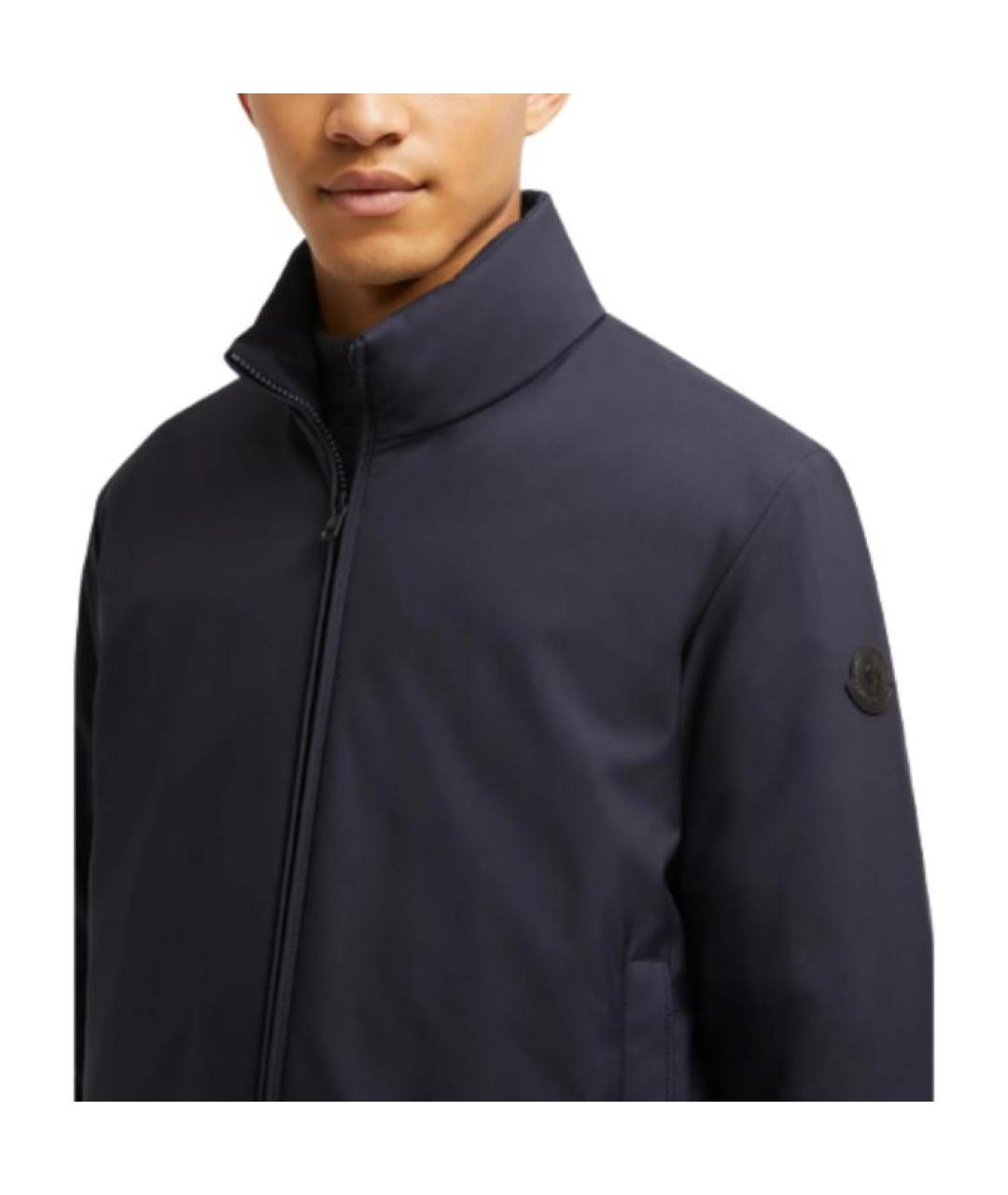 MONCLER Темно-синяя куртка, фото 5