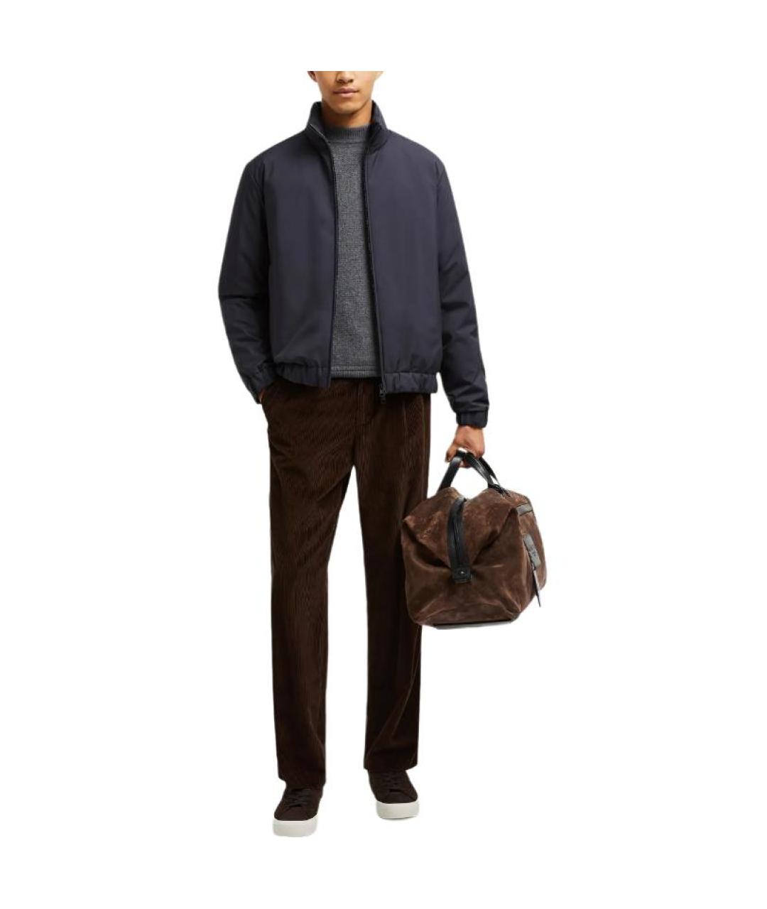 MONCLER Темно-синяя куртка, фото 2