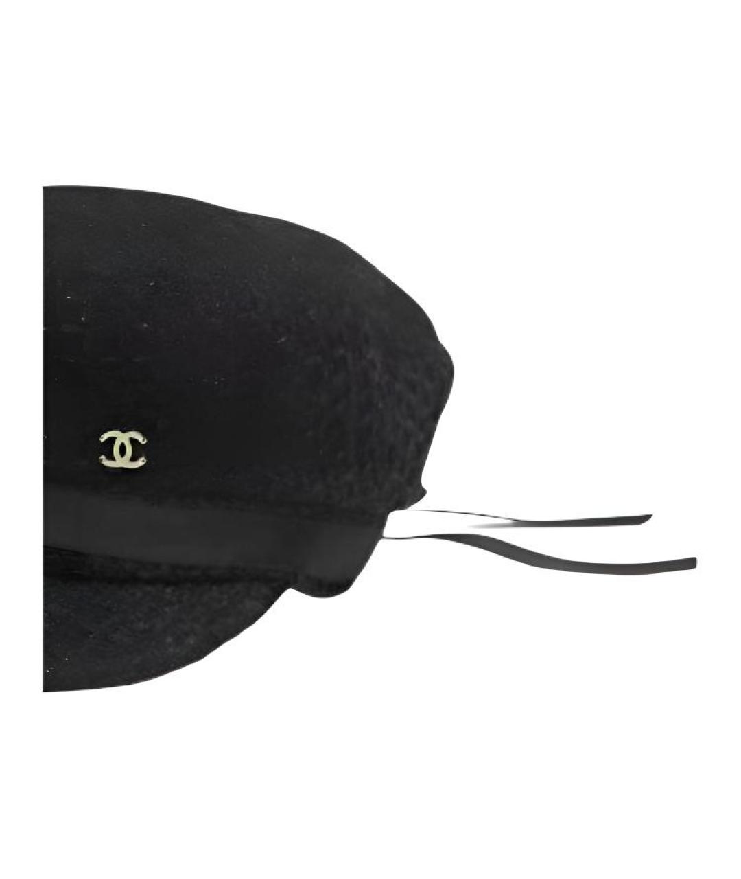 CHANEL Черная кепка, фото 3