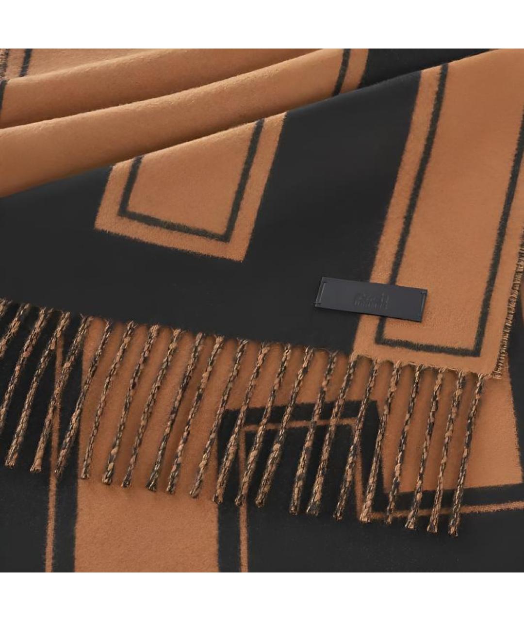 HERMES Мульти кашемировый шарф, фото 2