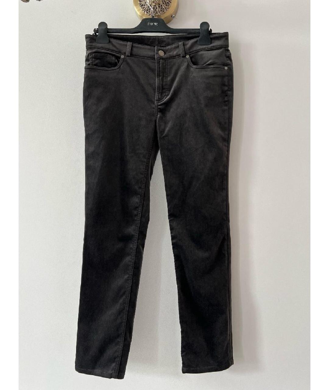 LORO PIANA Серые брюки узкие, фото 7